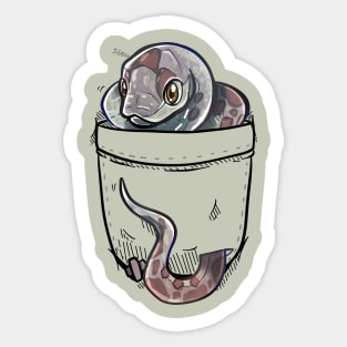 Pocket Cute Texas Rat Snake Sticker